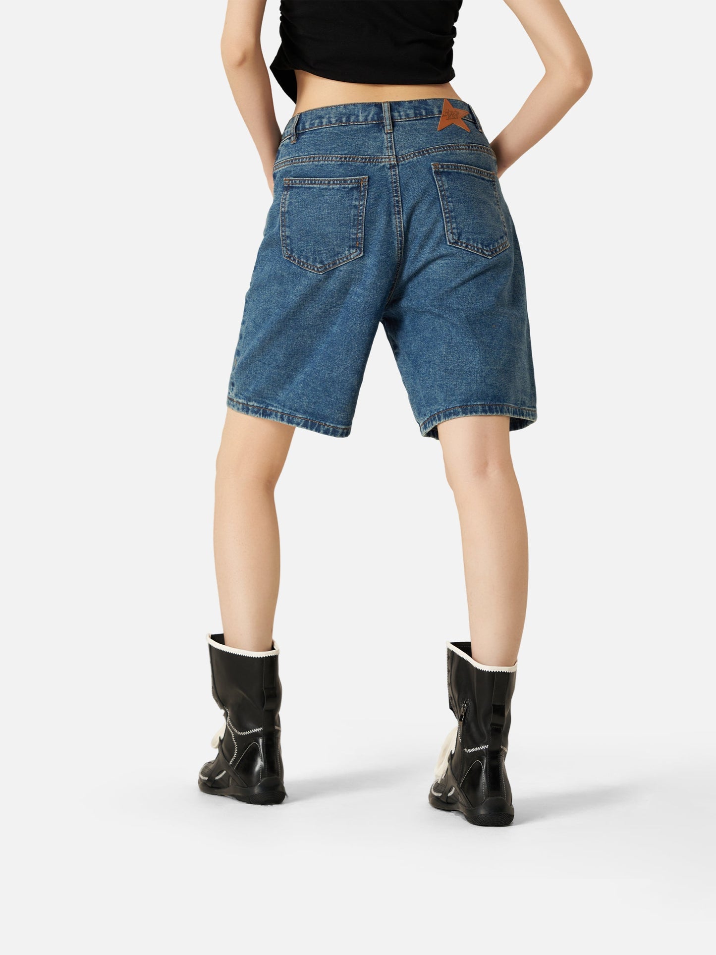 Star Patchwork Jorts