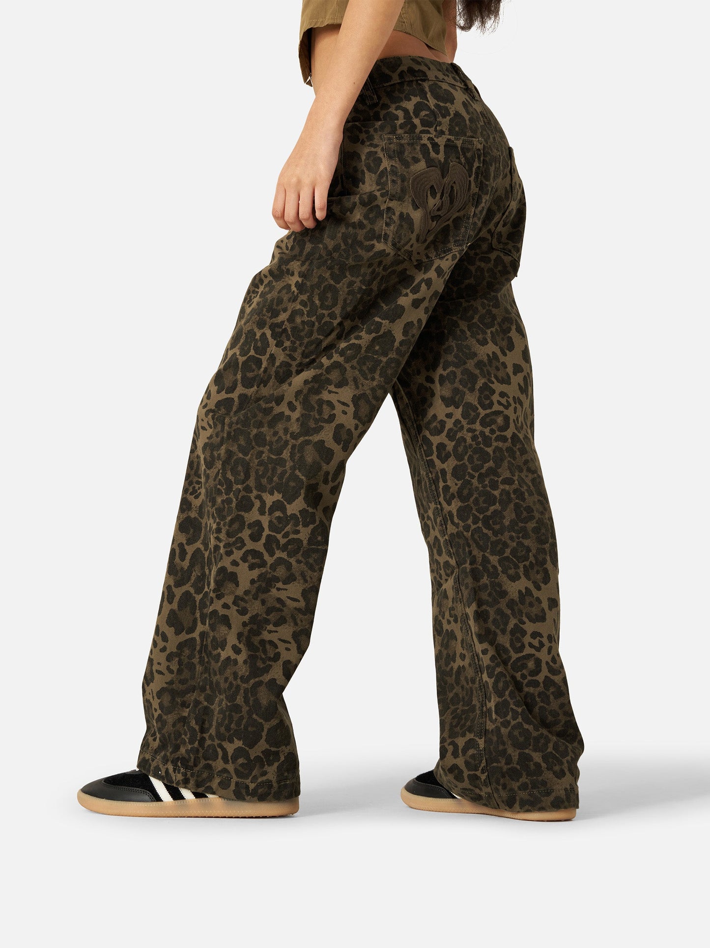 Leopard Print Jeans