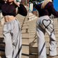 Graffiti Heart Baggy Sweatpants