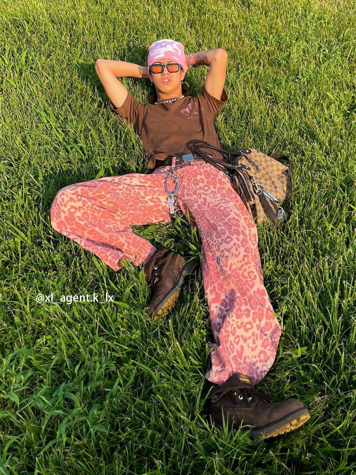 Leopard Print Jeans